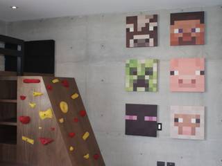 Cuarto Maucraft, Caio Espacios Infantiles Caio Espacios Infantiles Nowoczesny pokój dziecięcy