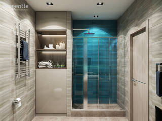 Lagoon, MAGENTLE MAGENTLE Minimal style Bathroom Tiles