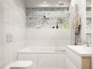 Заречная, MAGENTLE MAGENTLE Minimalist style bathroom Tiles