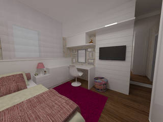 Quarto de Menina, RAGGIO ARQUITETURA RAGGIO ARQUITETURA ห้องนอน