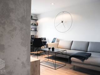 Po męsku!, Zolnik Pracownia Zolnik Pracownia Minimalist living room Concrete