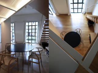 Loft - via Maiocchi - Milano, Fabio Azzolina Architetto Fabio Azzolina Architetto Pasillos, vestíbulos y escaleras de estilo minimalista