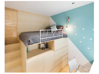 Dormitorios Juveniles , Dröm Living Dröm Living Phòng ngủ phong cách Bắc Âu
