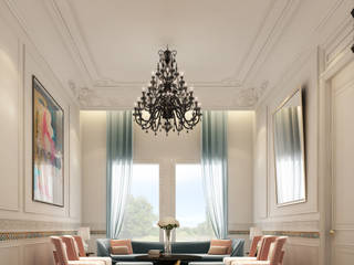 Trendy and Timeless Sitting Room Design, IONS DESIGN IONS DESIGN Moderne Wohnzimmer Massivholz Mehrfarbig