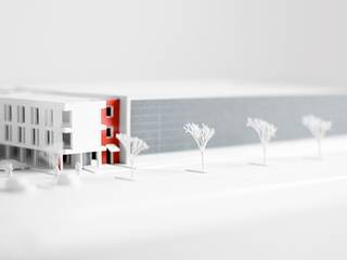 Neubau Bürogebäude mit Lagerhalle, integrale planung integrale planung Commercial spaces