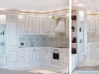 Квартира в ЖК "Каскад", Center of interior design Center of interior design Classic style kitchen