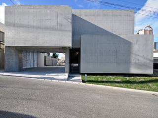 NHR-HOUSE, 門一級建築士事務所 門一級建築士事務所 Modern Houses Reinforced concrete Grey