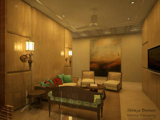 Living Room, Shreya Bhimani Designs Shreya Bhimani Designs غرفة المعيشة