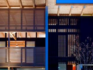 umaki house, 髙岡建築研究室 髙岡建築研究室 Case in stile asiatico Legno Effetto legno