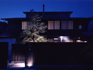 hakusuidai house, 髙岡建築研究室 髙岡建築研究室 Azjatyckie domy Drewno O efekcie drewna