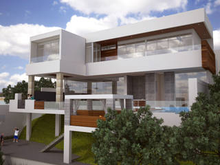 Casa Popotla, ERIKA LIN ERIKA LIN 現代房屋設計點子、靈感 & 圖片 木頭 Wood effect