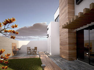 Casa Zibata, ERIKA LIN ERIKA LIN 現代房屋設計點子、靈感 & 圖片 木頭 Wood effect