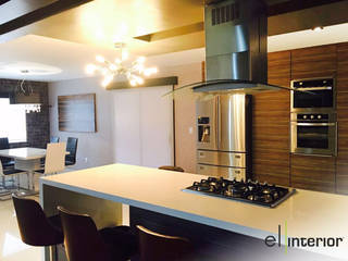 Casa Hacienda Del Mar, el interior el interior Modern Kitchen Wood White