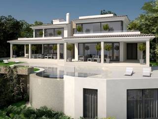 REFORMA DE VIVIENDA, ABAD Y COTONER, S.L. ABAD Y COTONER, S.L. Minimalistischer Balkon, Veranda & Terrasse
