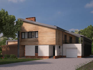 Частный жилой дом Xo-house, Skyline Architect Skyline Architect منازل