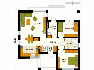 homify Pareti & Pavimenti in stile moderno