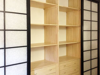 Realizzazione dell'interno di una cabina armadio, Arpel Arpel Asian style bedroom Solid Wood
