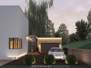 Дом с видом на озеро, Dmitriy Khanin Dmitriy Khanin Houses لکڑی Beige