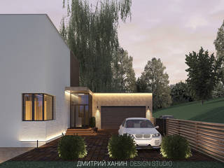 Дом с видом на озеро, Dmitriy Khanin Dmitriy Khanin Minimalist house Wood Wood effect