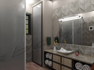 Residential Projects, Abahir Interiors Abahir Interiors Classic style bathroom Grey