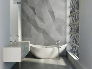 Smart Froms Pixers Minimalistische Badezimmer wall mural,wallpaper,abstract,triangles,geometric