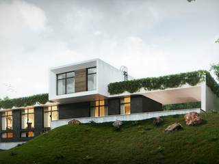 Минимализм 2, Максим Любецкий Максим Любецкий Minimalist house Concrete