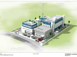 VPL Chemicals Factory, Icarus Architects Icarus Architects Estudios y oficinas modernos