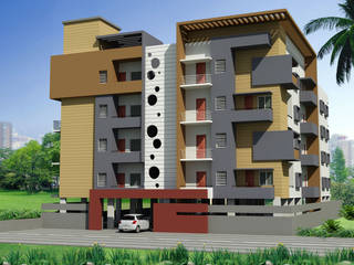 Apartment For Mr. Shetty, Icarus Architects Icarus Architects Casas estilo moderno: ideas, arquitectura e imágenes