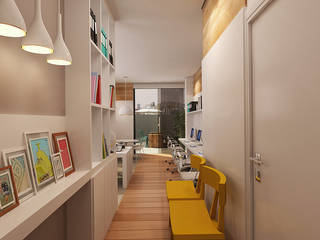 Office Interior, Studio Sohaib Studio Sohaib Modern style study/office