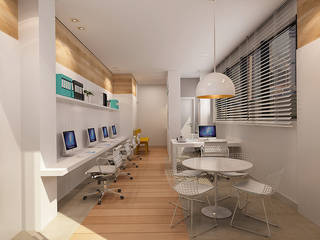 Office Interior, Studio Sohaib Studio Sohaib مكتب عمل أو دراسة