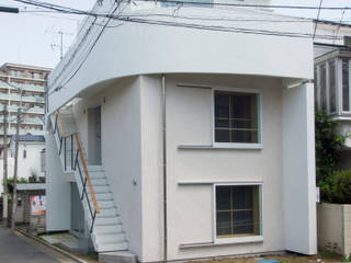 kyodo apartment, 高田和政建築設計室 高田和政建築設計室 Espacios comerciales Concreto