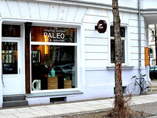 The flow - Leipzigs 1. Paleo Café, Goldstein & Co. Goldstein & Co. Industriale Bürogebäude