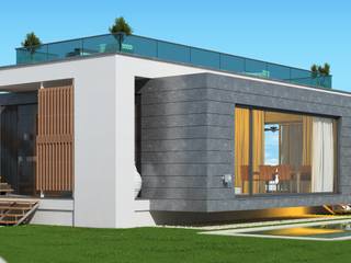 SİNCE-TEPE VİLLALARI, ARTIBODRUM MİMARLIK MÜH.İNŞ.TAAH.TİC.LTD.ŞTİ ARTIBODRUM MİMARLIK MÜH.İNŞ.TAAH.TİC.LTD.ŞTİ Casas modernas Mármol