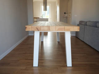 Tavolo, Contesini Studio & Bottega Contesini Studio & Bottega Dining room ٹھوس لکڑی Wood effect