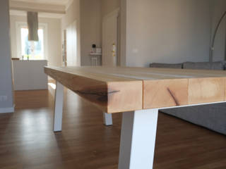 Tavolo, Contesini Studio & Bottega Contesini Studio & Bottega Dining room ٹھوس لکڑی Wood effect