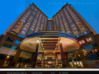 Eastin Hotel, CHINPAKLOONG Architect CHINPAKLOONG Architect Commercial spaces Hotele