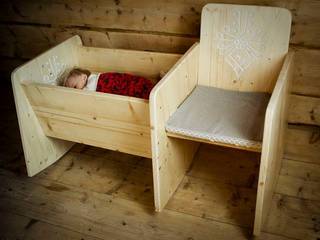 Kołyska LULILO, LULILO DESIGN LULILO DESIGN Habitaciones para niños de estilo escandinavo Madera Acabado en madera