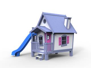Детский игровой домик с горкой, DreamlandHouse DreamlandHouse Детская комнатa в классическом стиле