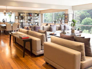 Departamento GS, Concepto Taller de Arquitectura Concepto Taller de Arquitectura Moderne Wohnzimmer