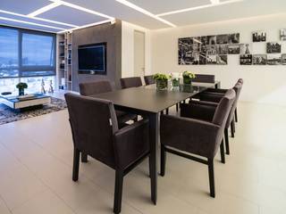 DEPARTAMENTO EN PARQUES POLANCO, CDMX, HO arquitectura de interiores HO arquitectura de interiores Modern dining room