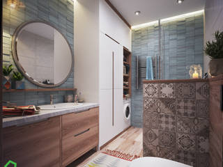Bathroom Polygon arch&des Scandinavian style bathroom