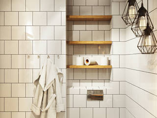 Loft apartment, Polygon arch&des Polygon arch&des Minimalist style bathroom