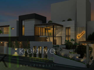 Green and Luxury Residences in India, KREATIVE HOUSE KREATIVE HOUSE Casas modernas Derivados de madeira Transparente