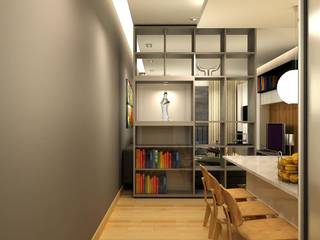 The Sanderson Home, inDfinity Design (M) SDN BHD inDfinity Design (M) SDN BHD Phòng ăn phong cách hiện đại