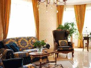 Private House Russia, M.M. Lampadari M.M. Lampadari Ruang Keluarga Klasik