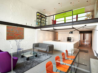 Salt + Pepper House, KUBE architecture KUBE architecture Modern Living Room