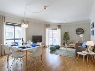 APARTAMENTO TURÍSTICO ARROIOS - LISBOA, TRAÇO 8 INTERIORES TRAÇO 8 INTERIORES Sala da pranzo moderna