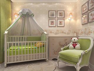 Children's room with bears, Your royal design Your royal design カントリーデザインの 子供部屋