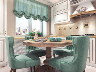 combined living room and kitchen, Your royal design Your royal design Kitchen