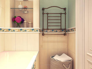bathroom and toilet in the apartment, Your royal design Your royal design Badezimmer im Landhausstil